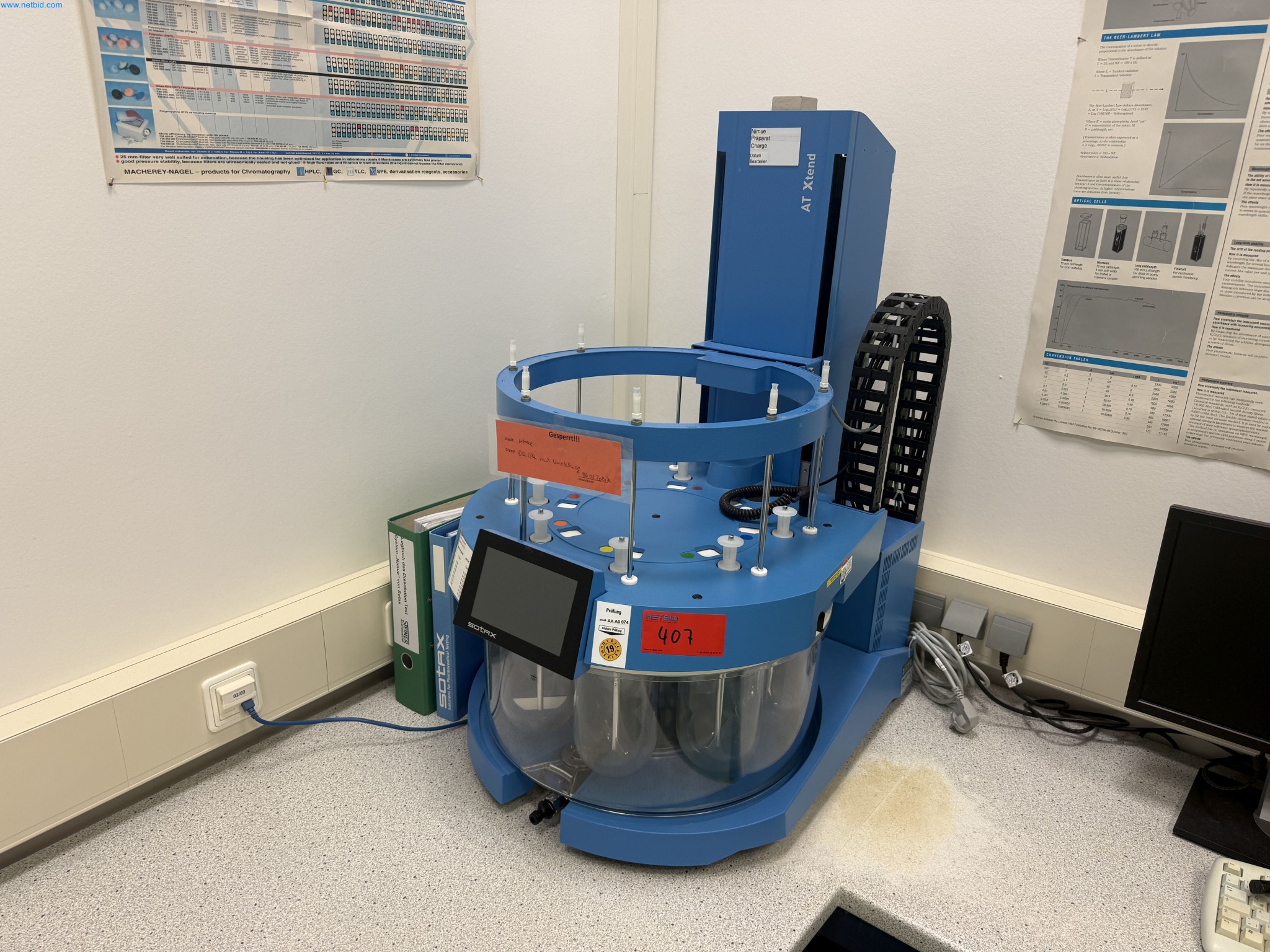 Freisetzungsapparatur (Dissolution-Tester) Sotax Sotax AT 7X